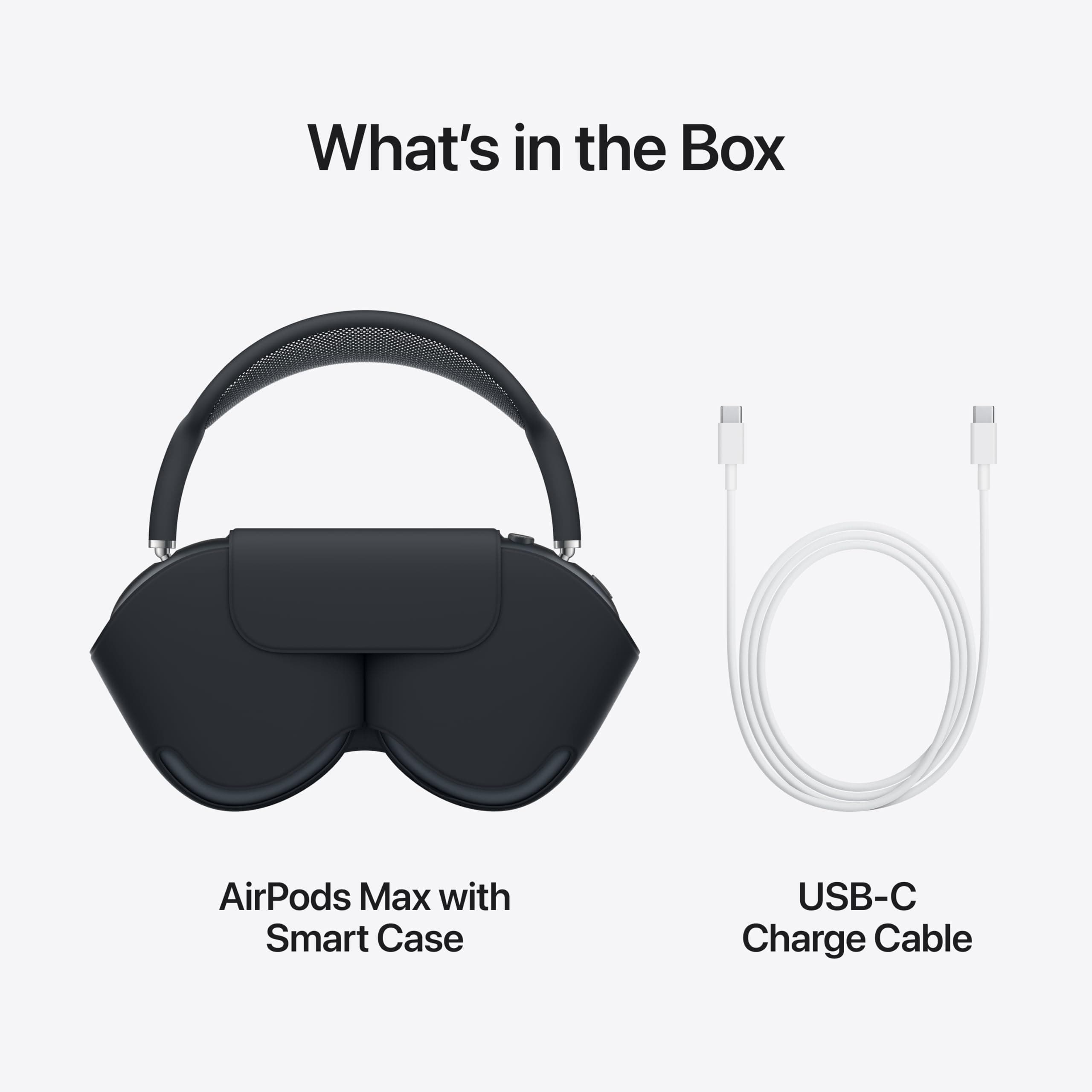 Apple AirPods Max Wireless Over-Ear Headphones, Pro-Level Active Noise Cancellation, Transparency Mode, Personalized Spatial Audio, USB-C Charging, Bluetooth Headphones for iPhone - Midnight, view 6