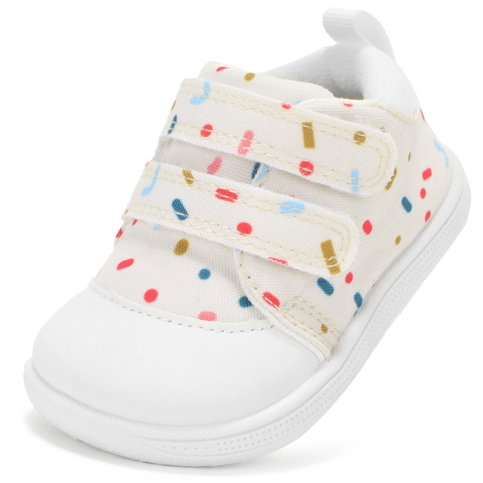 noorkiz Baby First Walking Shoes Wide Toe Box Barefoot Beige White Size 5, TickClip Clip verdict