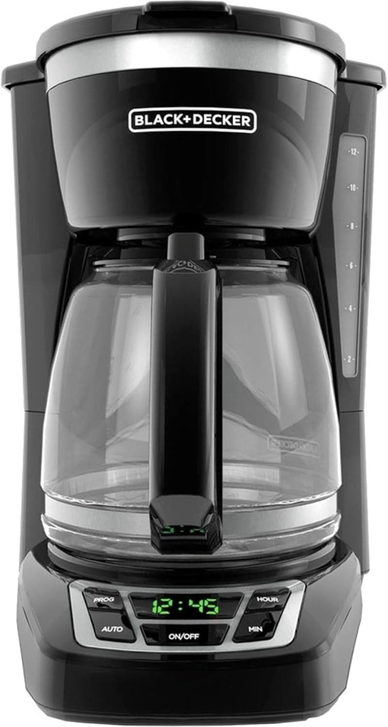 BLACK+DECKER 12-Cup Drip Coffee Maker with Vortex Brewing, TickClip Tick verdict