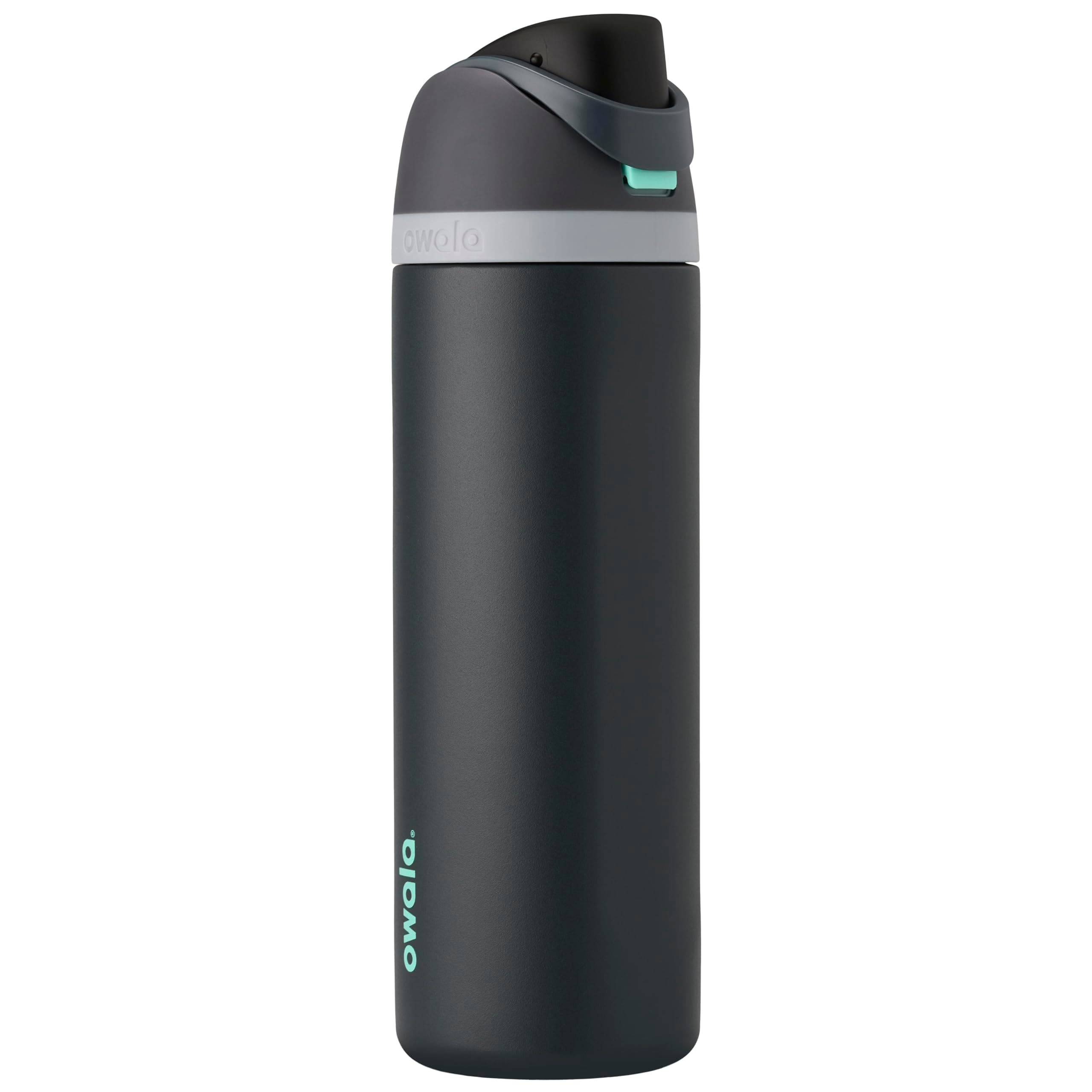 Owala FreeSip Stainless Steel Water Bottle 24 oz Foggy Tide, TickClip Clip verdict