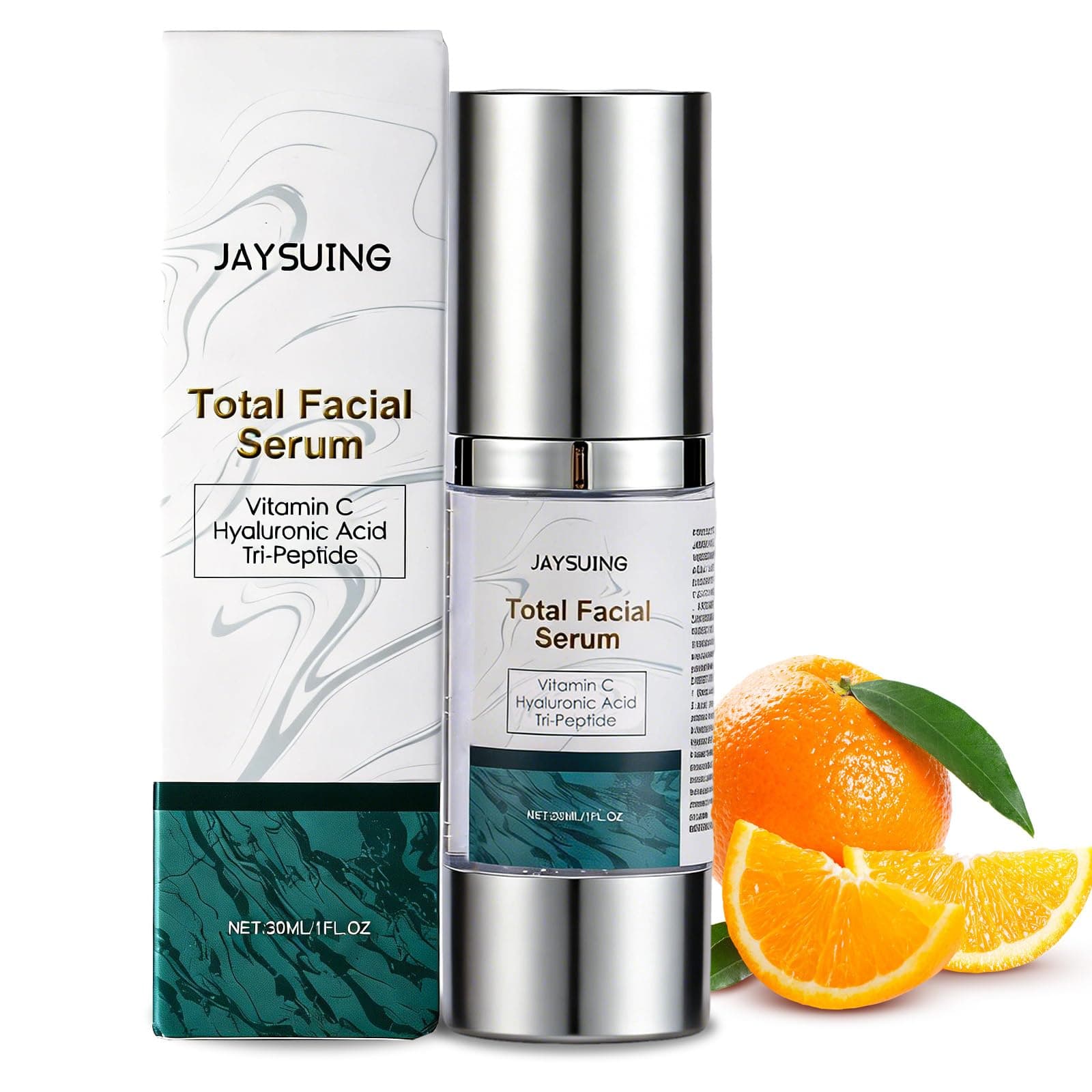 Vitamin C Serum with Hyaluronic Acid & Peptides, Anti-Aging Face Serum for Dark Spot Corrector, Hydration & Wrinkle Reduction, 1 fl oz, TickClip Clip verdict