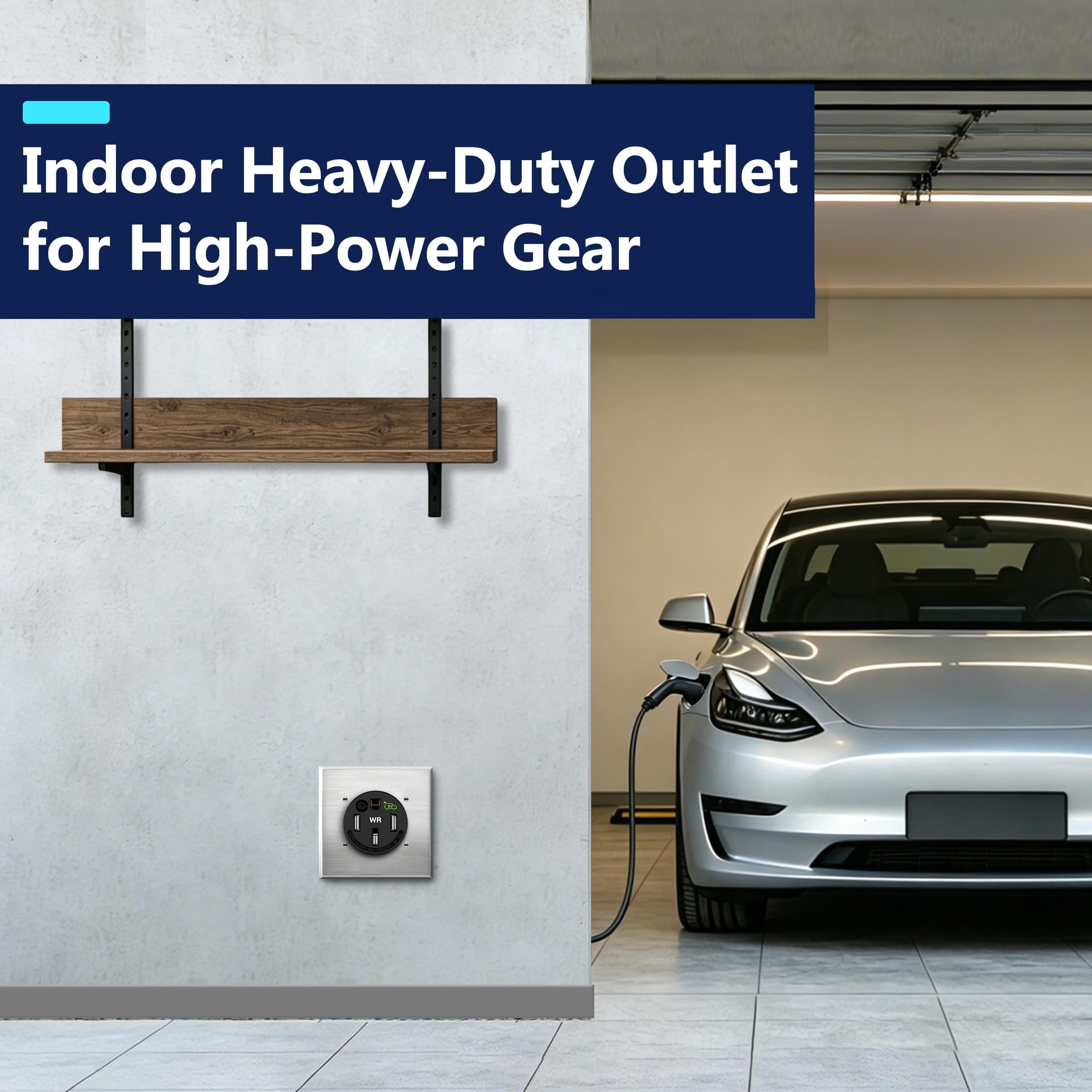 LIDER Extra Weather-Resistant Flush Receptacle, NEMA 14-50R, UL Listed, view 8