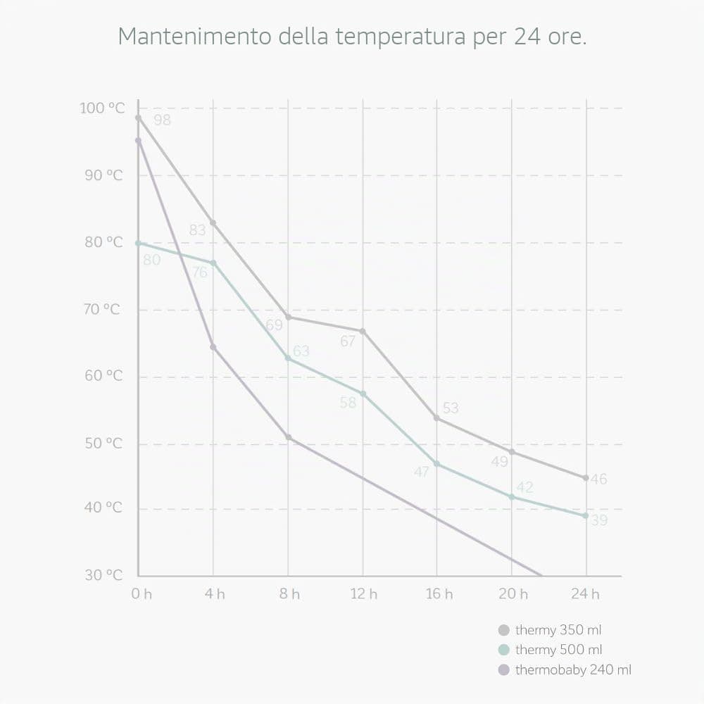 Miniland Borraccia Termica Bambini per Liquidi da 500ml in Acciaio Inossidabile, Mantiene la Temperatura per Oltre 12 ore sia a Freddo e Caldo, Chiusura Ermetica e Sistema Antigoccia | Valencia, view 7