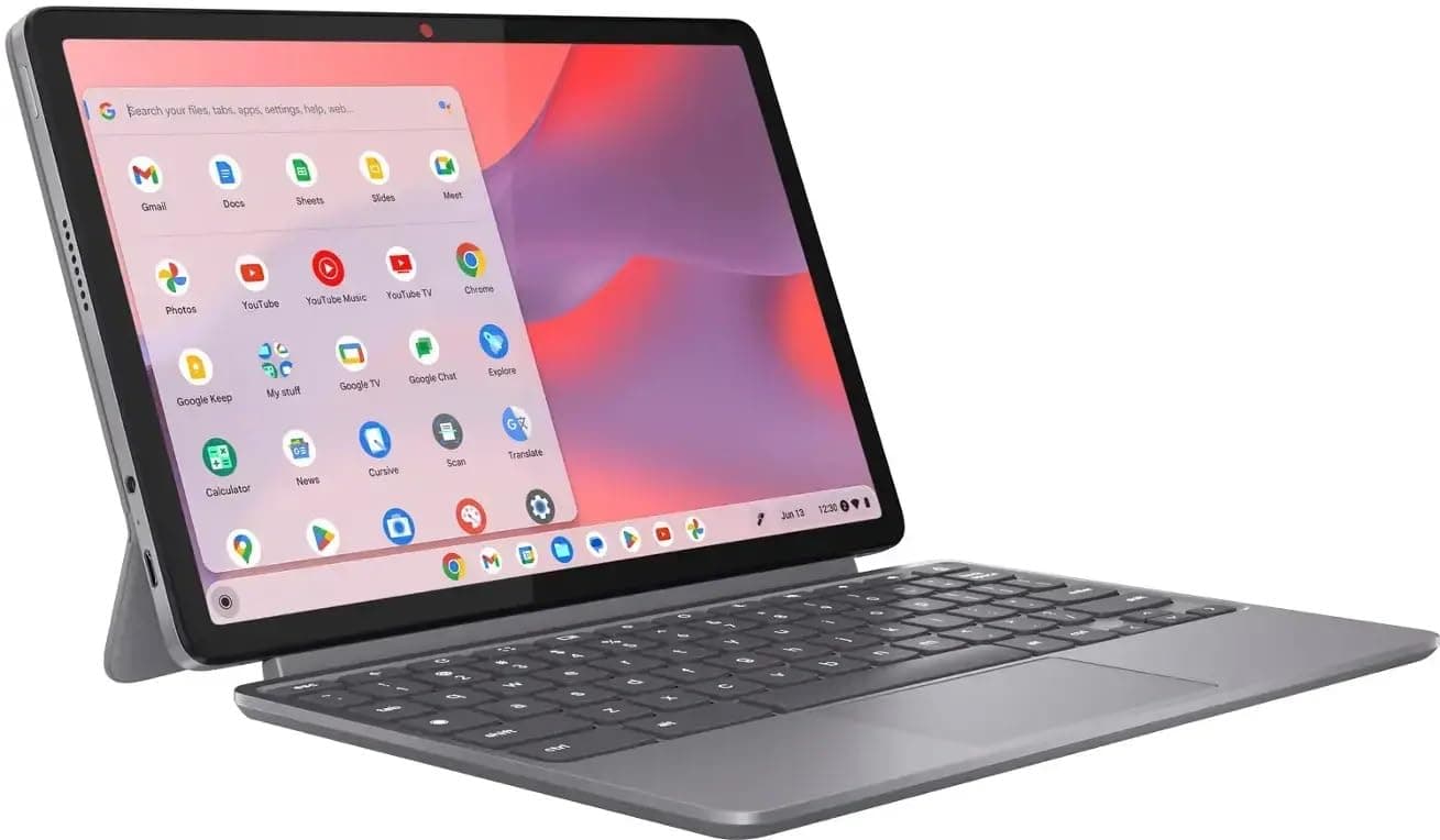 Lenovo Ideapad Chromebook | IP Duet 11 | Detachable Laptop | 10.9" 2K Touchscreen | MediaTek Kompanio 838 Processor | 4GB LPDDR4X RAM 128GB Flash Memory | Stylus not Included | 83HH0002US, view 2
