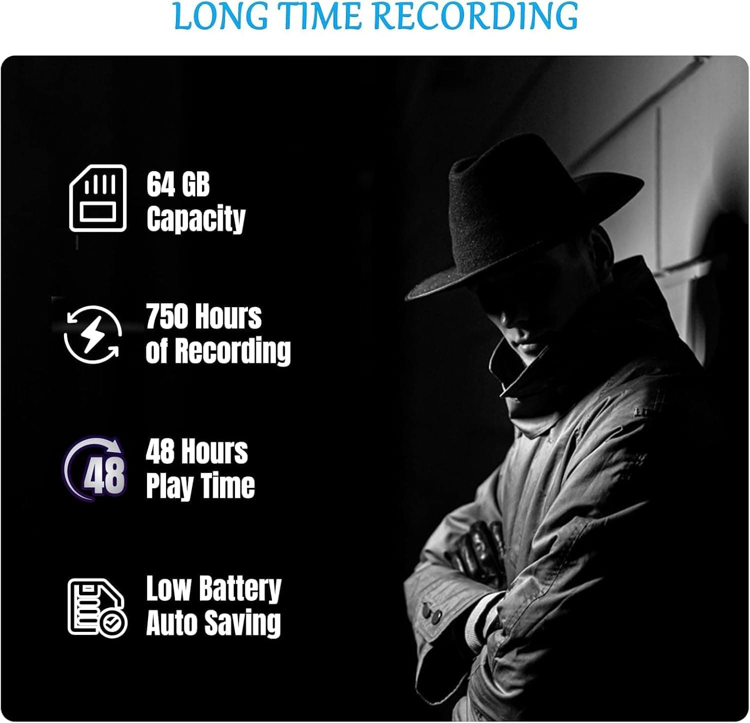 Skyoyo Digital Voice Recorder, view 3