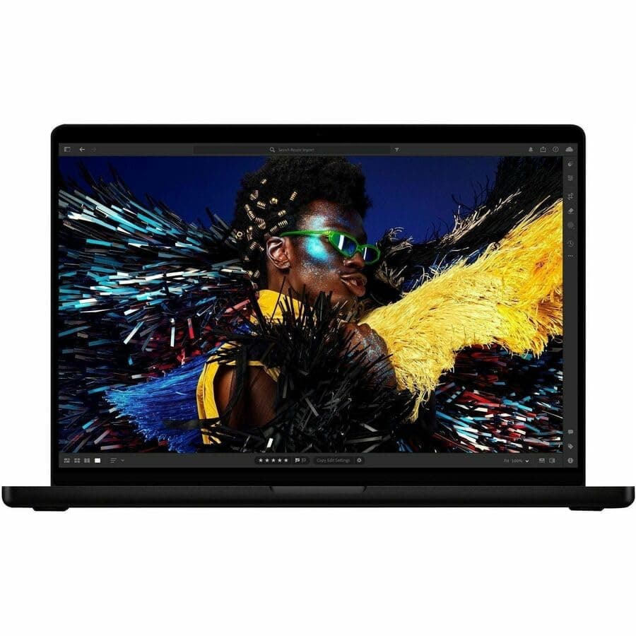 Apple 2025 MacBook Pro Laptop with M5 chip with 10‑core CPU and 10‑core GPU: Built for Apple Intelligence, 14.2-inch Display, 16GB Unified Memory, 1TB SSD Storage, English Keyboard - Space Black, view 4