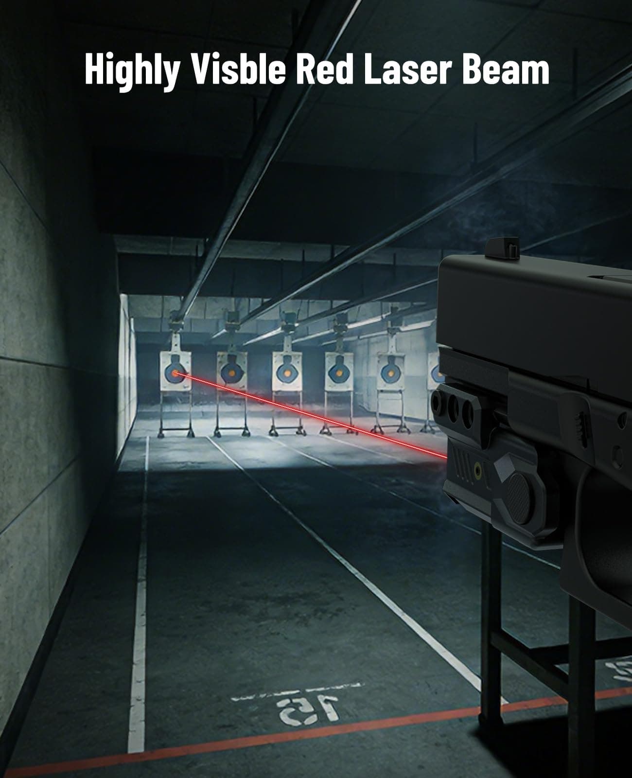 EZshoot Laser Sight for Pistol, Sub Compact Red Small Laser for Handgun, view 6