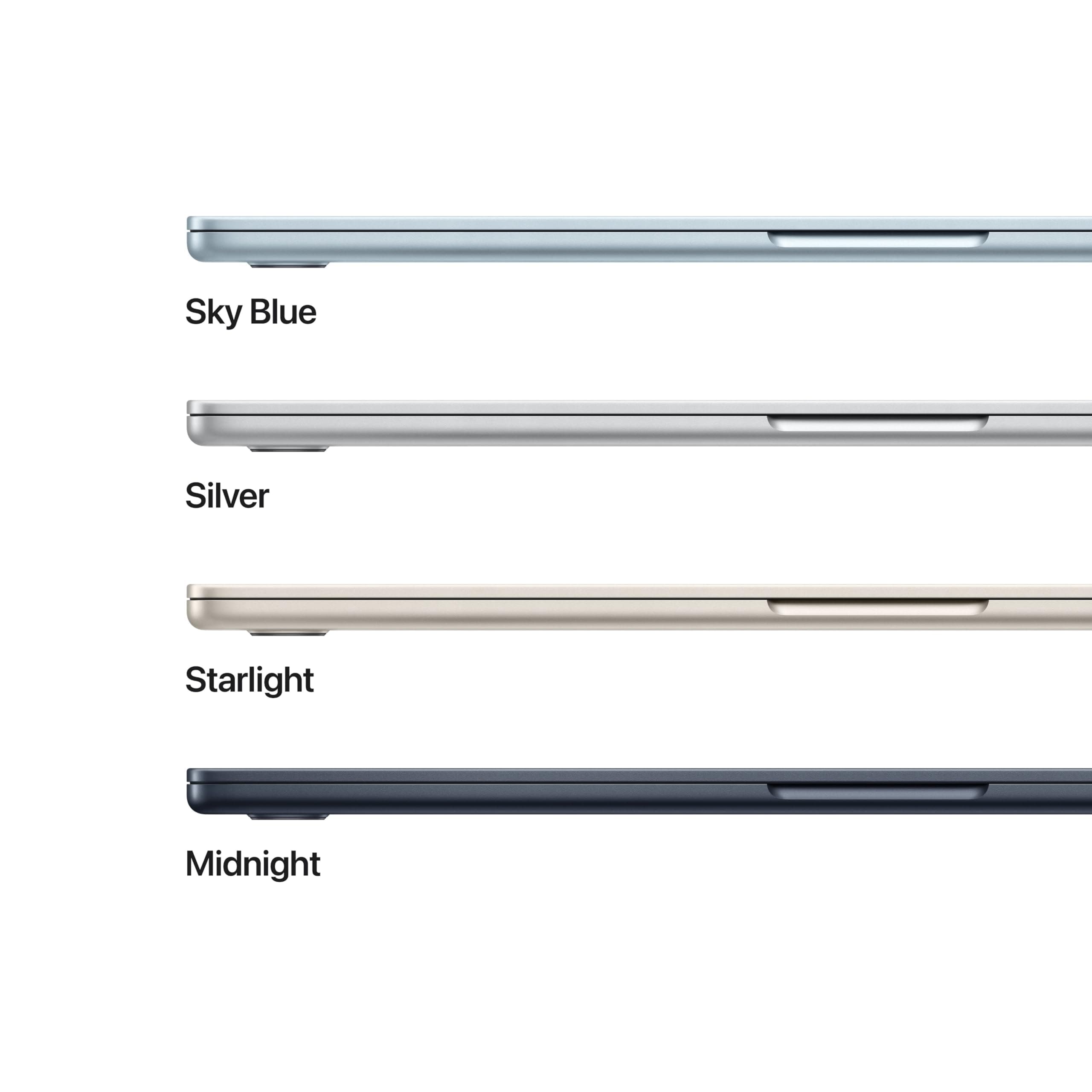 Apple 2026 MacBook Air 15-inch Laptop with M5 chip (10-core CPU and 10-core GPU, 16GB Unified Memory, 512GB SSD Storage) - Sky Blue - English Keyboard, view 3