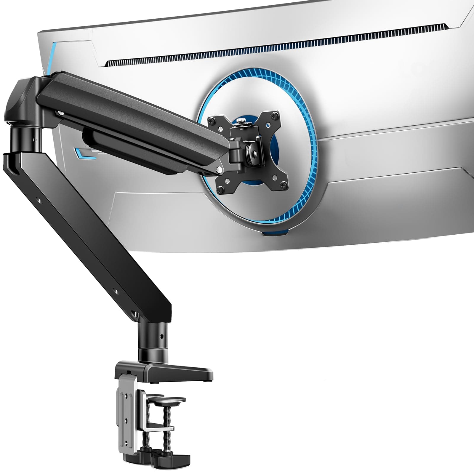 ErGear Heavy Duty Monitor Arm for 13-49″ Ultrawide Screens, 37.4 lbs Capacity, Full Motion Monitor Desk Mount, Rock-Solid Support, Dual C-Clamp & Grommet Mount, VESA 75x75/100x100mm, TickClip Tick verdict