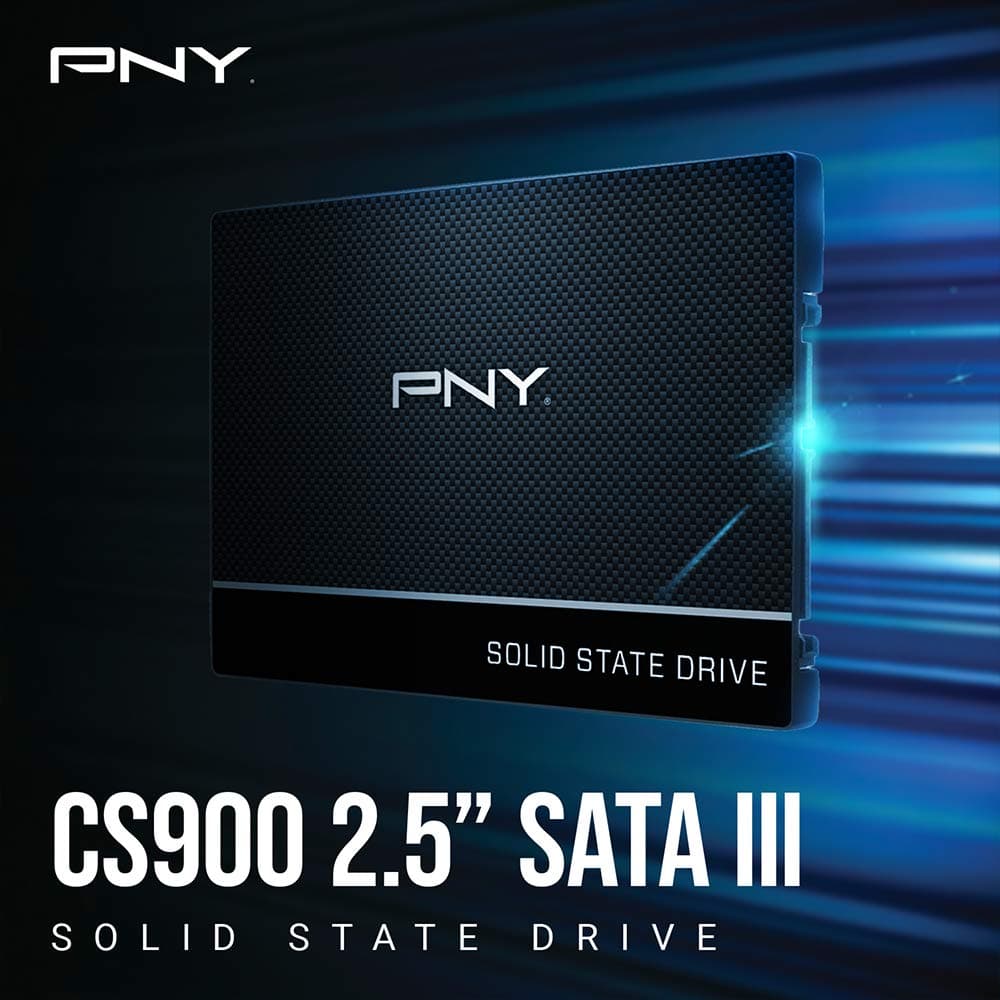 PNY CS900 500GB 3D NAND 2.5" SATA III Internal Solid State Drive (SSD) - (SSD7CS900-500-RB), view 2