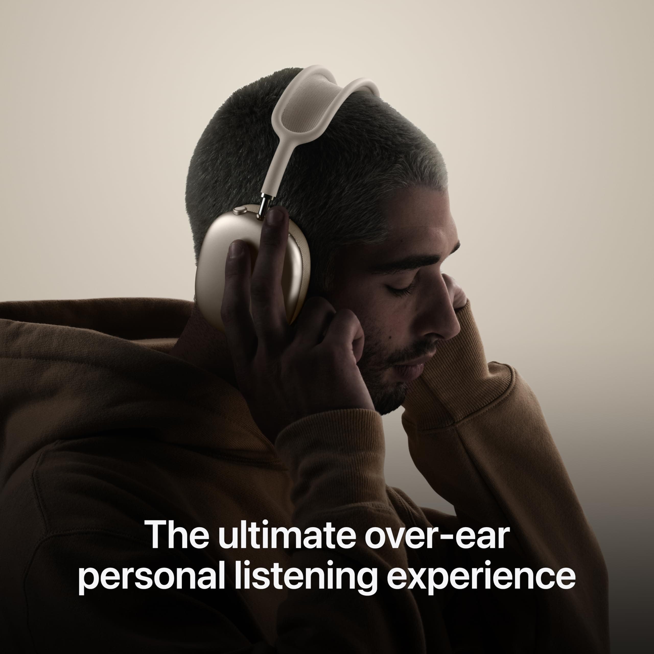 Apple AirPods Max Wireless Over-Ear Headphones, Pro-Level Active Noise Cancellation, Transparency Mode, Personalized Spatial Audio, USB-C Charging, Bluetooth Headphones for iPhone - Midnight, view 3
