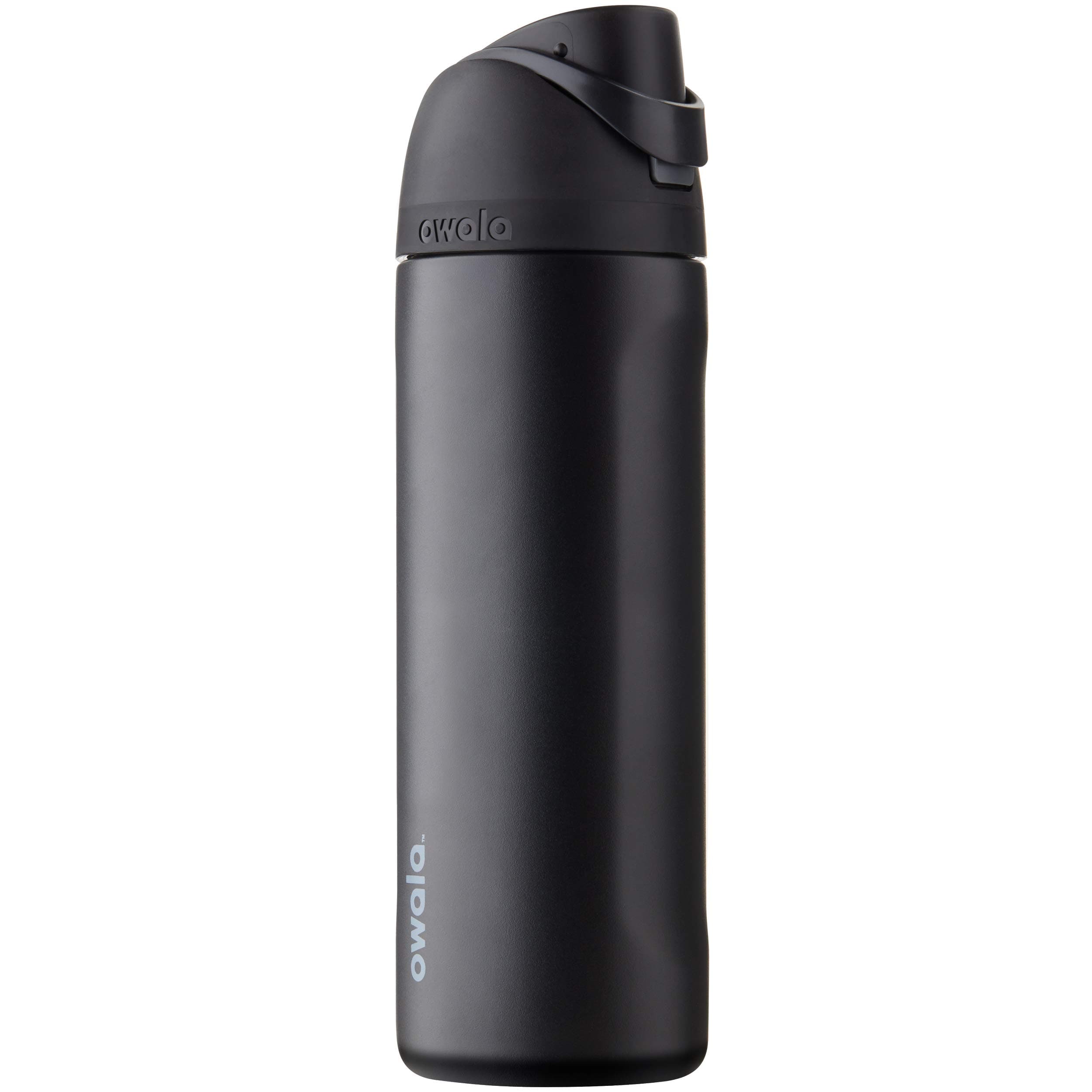 Owala FreeSip Stainless Steel Water Bottle 24 oz Very, Very Dark, TickClip Clip verdict