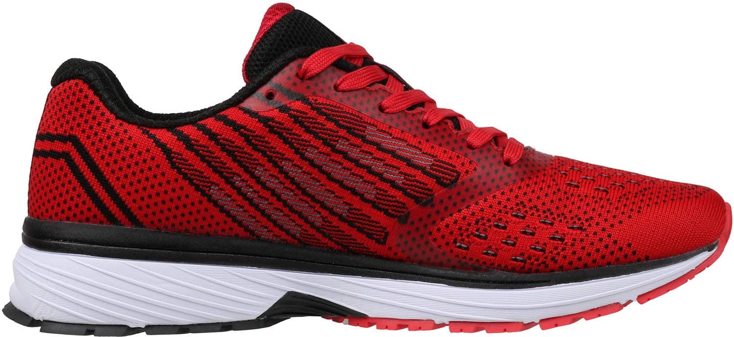 Joomra Whitin Men's Running Shoes Size 8 Red Athletic Sneakers, view 6