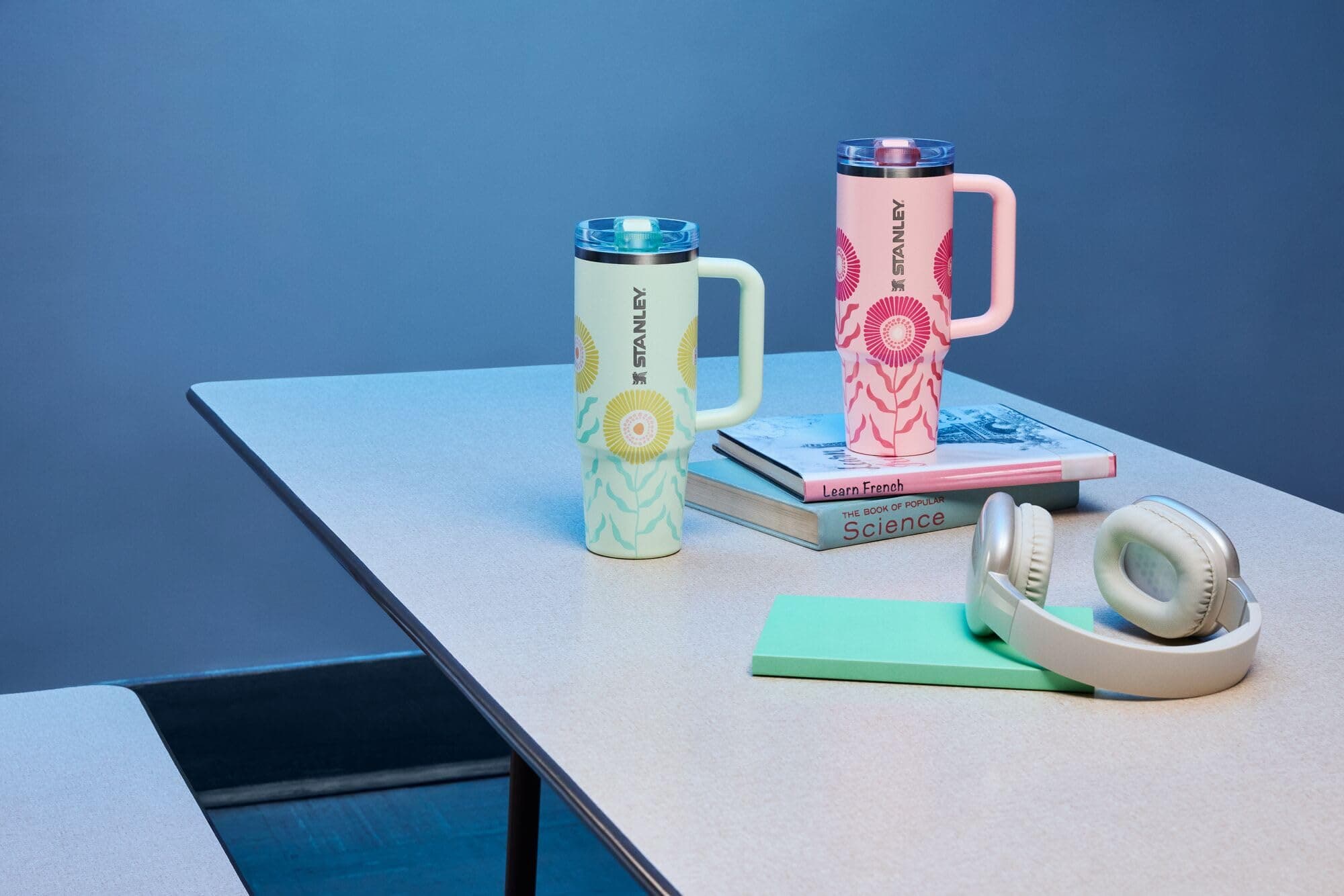 STANLEY Quencher ProTour Flip Straw Tumbler with Leakproof Lid 30 oz | Built-in Straw and Handle | Cup Holder Compatible for Travel | insulated Stainless Steel Cup | BPA-Free | Sorbet Garden, view 6