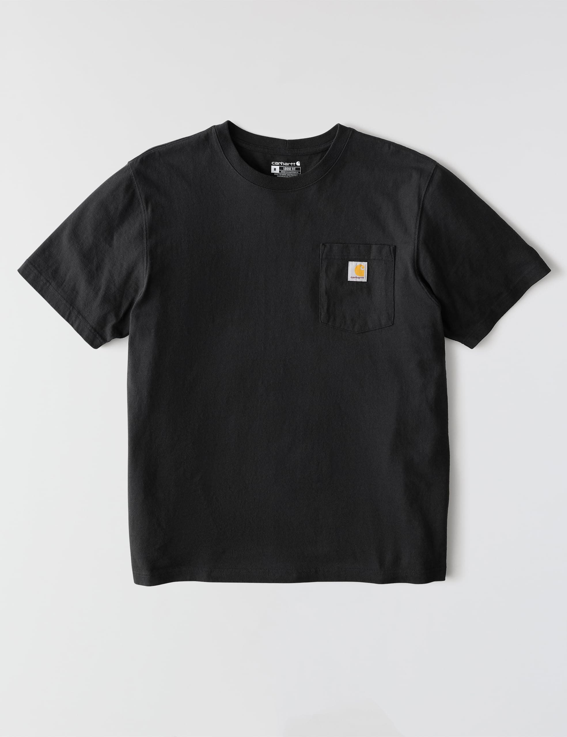 Carhartt Men's Iconic K87 Pocket T-Shirt, Black, Large, view 9