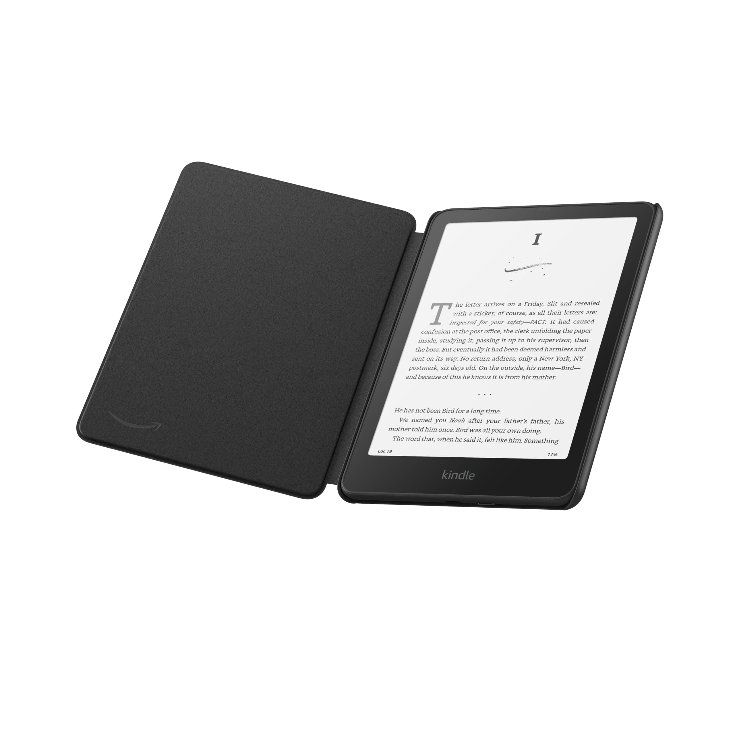 Amazon Kindle Paperwhite and Kindle Colorsoft Case, Lightweight and Foldable Protective Cover - Premium Leather, view 2