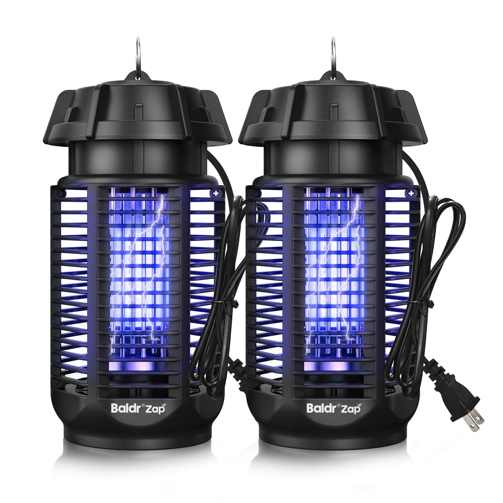 BALDR Bug Zapper Outdoor Indoor, 20W Power & 4200V Instant Grid Mosquito Repellent, Coverage of 1/2 Acre Fly Trap for Patio, Backyard, Home,2 Pack, TickClip Clip verdict