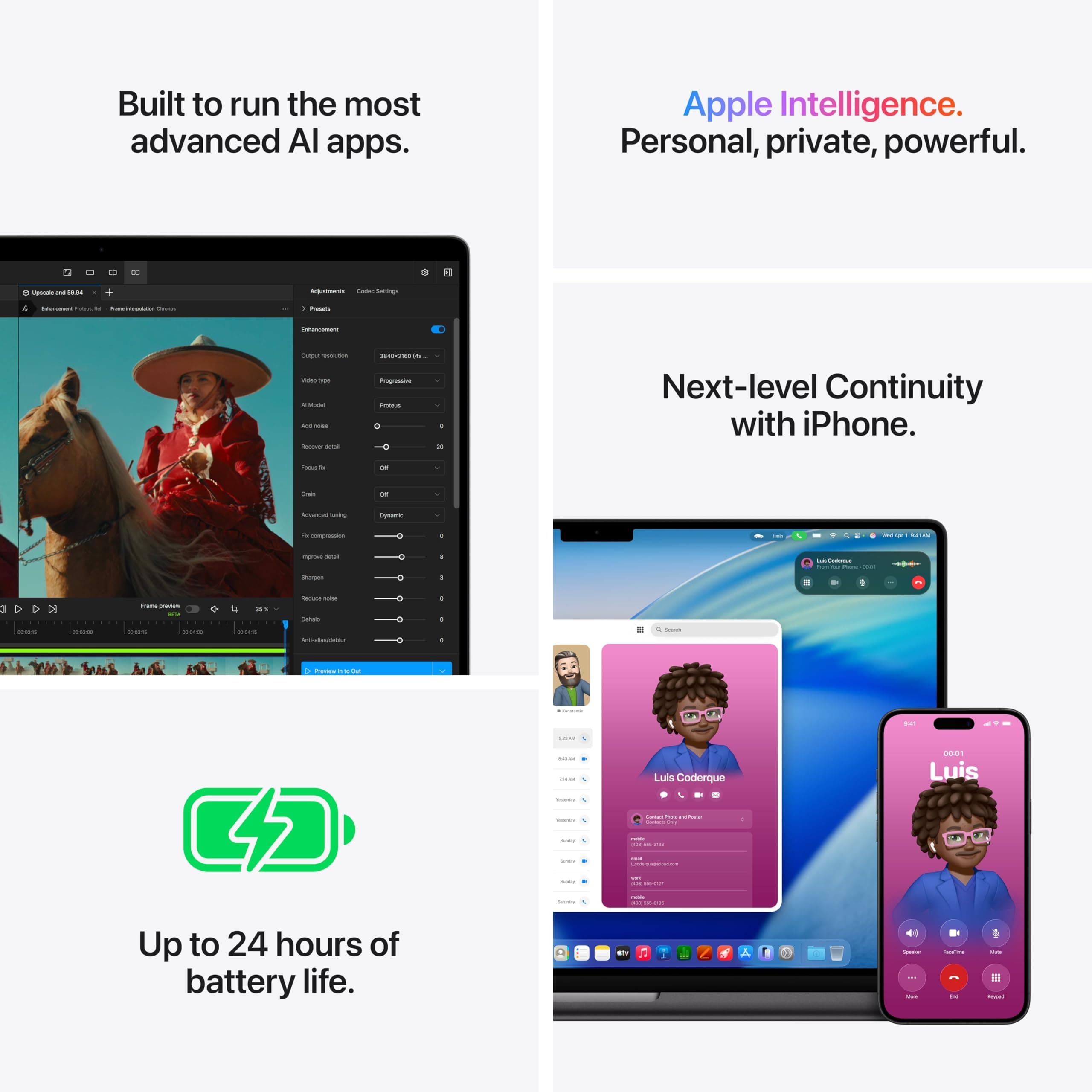 Apple 2026 MacBook Pro Laptop with Apple M5 Pro chip with 18-core CPU and 20-core GPU: Built for AI, 16.2-inch Liquid Retina XDR Display, 24GB Unified Memory, 1TB SSD, Wi-Fi 7; Silver, view 6