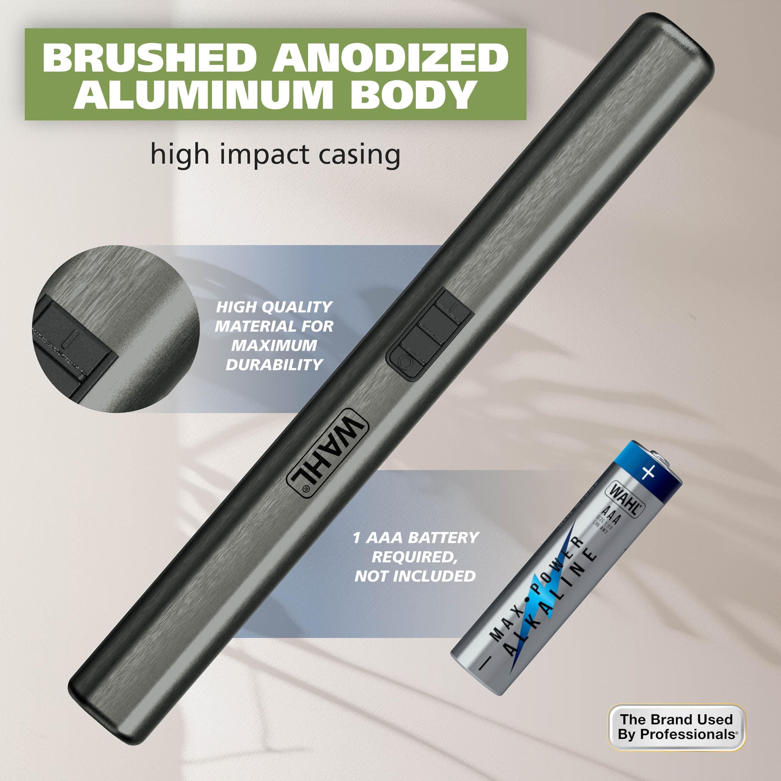 Wahl Micro Groomsman Battery Personal Trimmer for Eyebrows, Nose & Ear, view 6