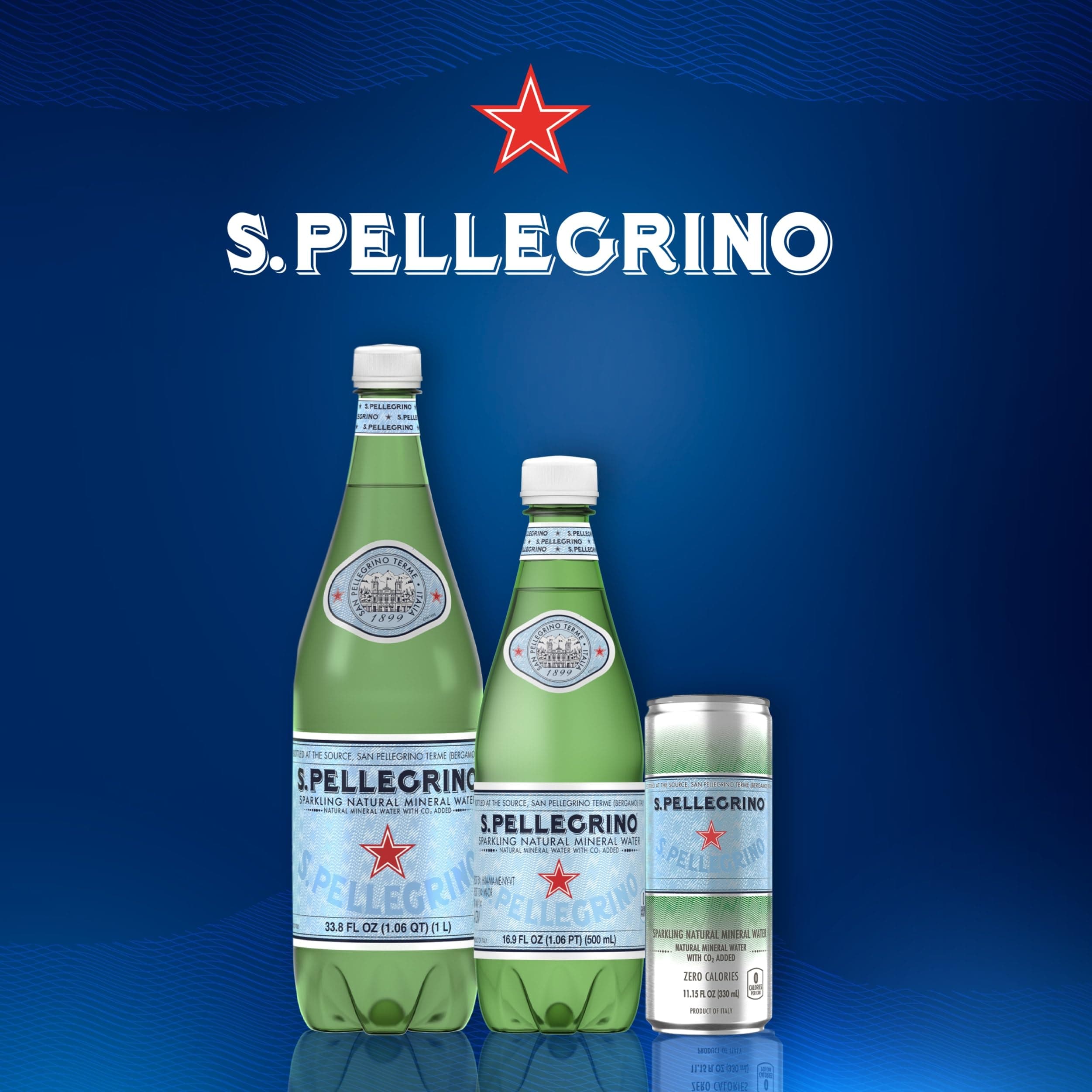 S.Pellegrino Sparkling Natural Mineral Water, Plastic Bottles, 16.9 Fl Oz (Pack of 12), view 7
