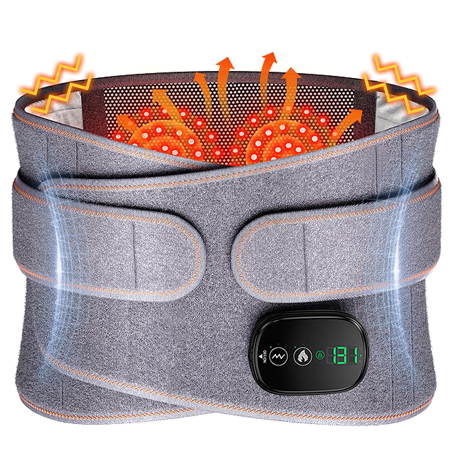 Portable Lower Back Massager with Heat 3 Vibration & Heat for Men and Women, TickClip Clip verdict