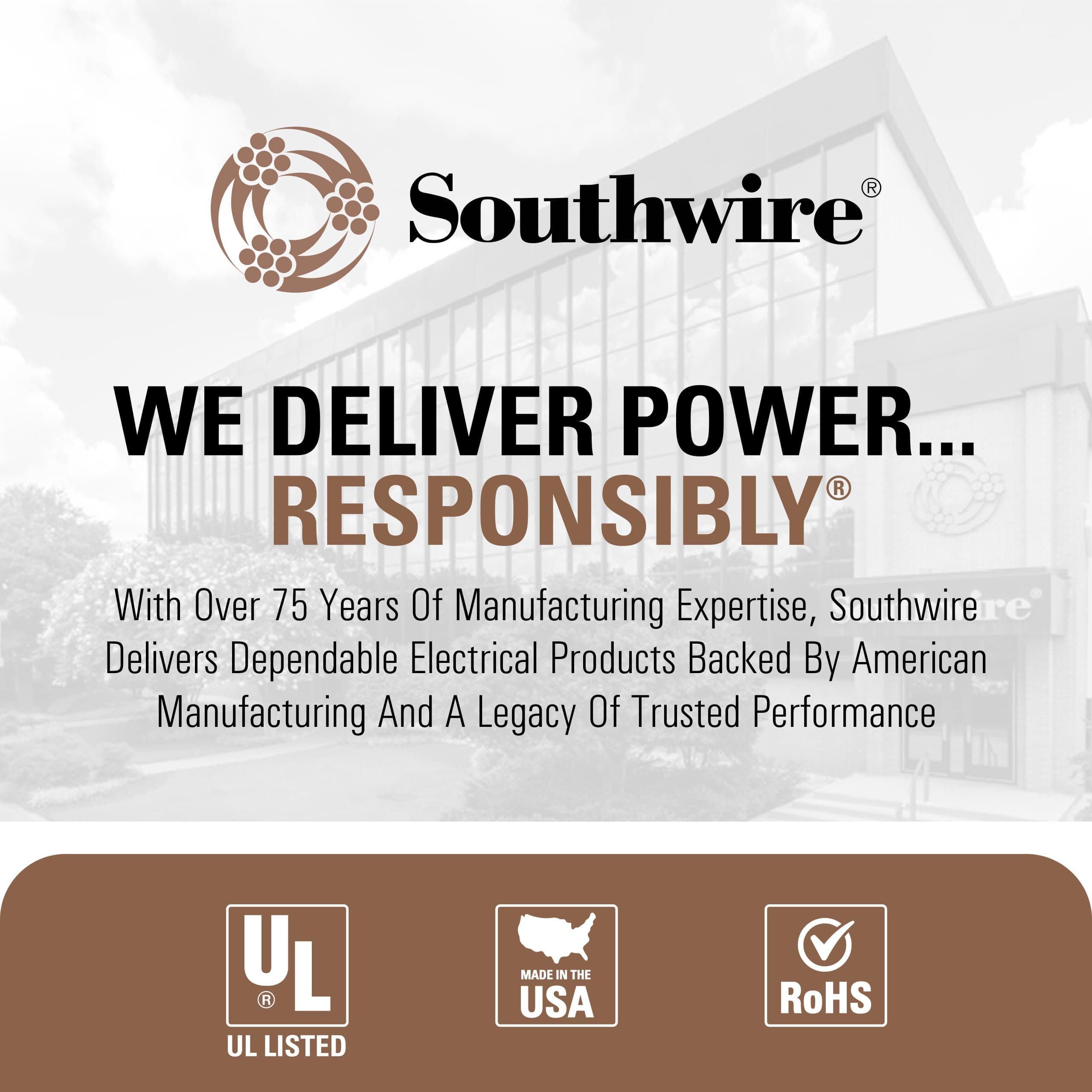 Southwire Romex Brand Simpull™ Solid Indoor 12/2 W/G NMB Cable 15ft coil - SW# 28828226, view 7