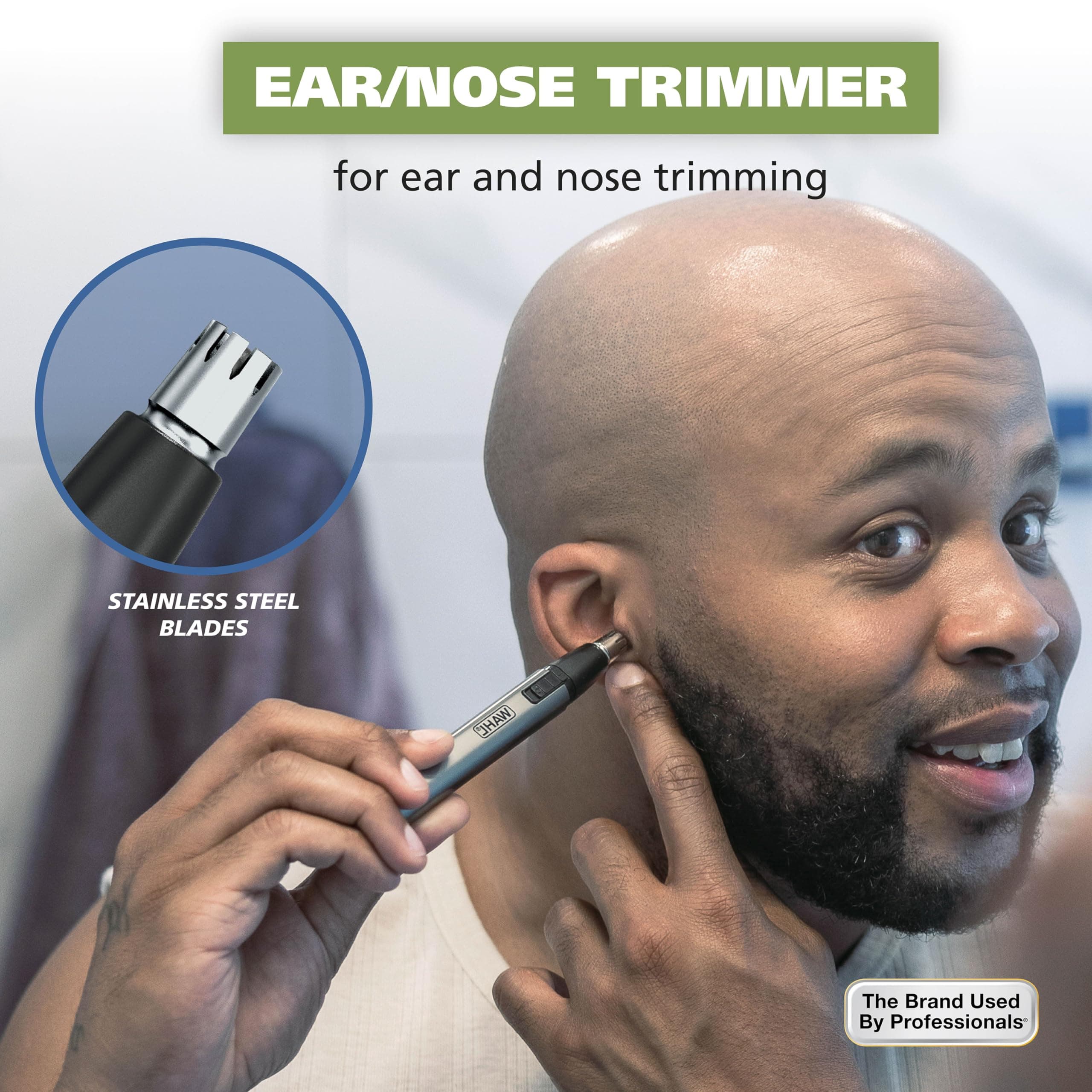 Wahl Micro Groomsman Battery Personal Trimmer for Eyebrows, Nose & Ear, view 3