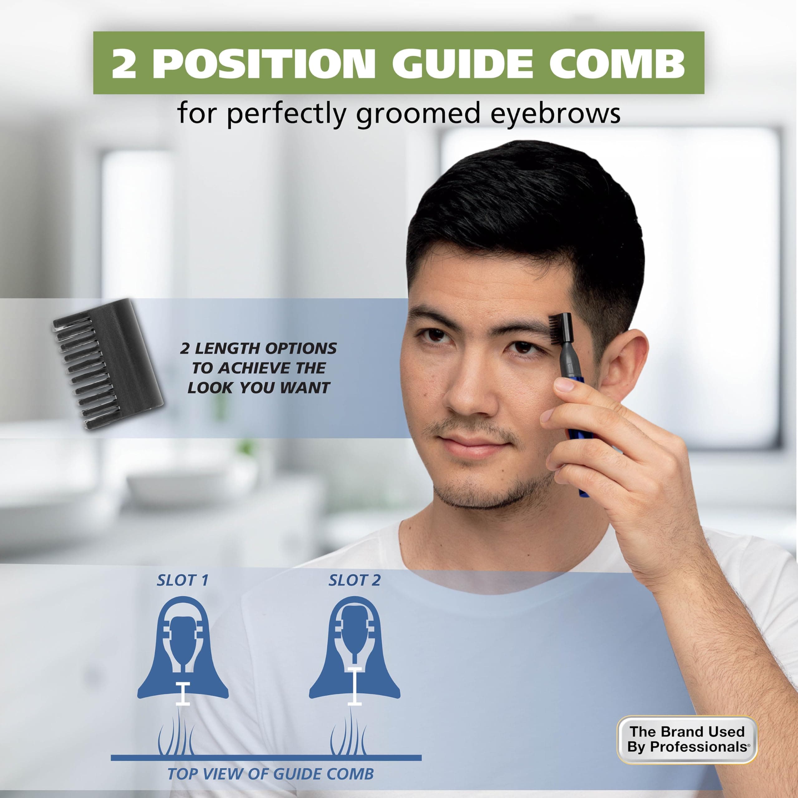 Wahl Micro Groomsman Battery Personal Trimmer for Eyebrows, Nose & Ear, view 2