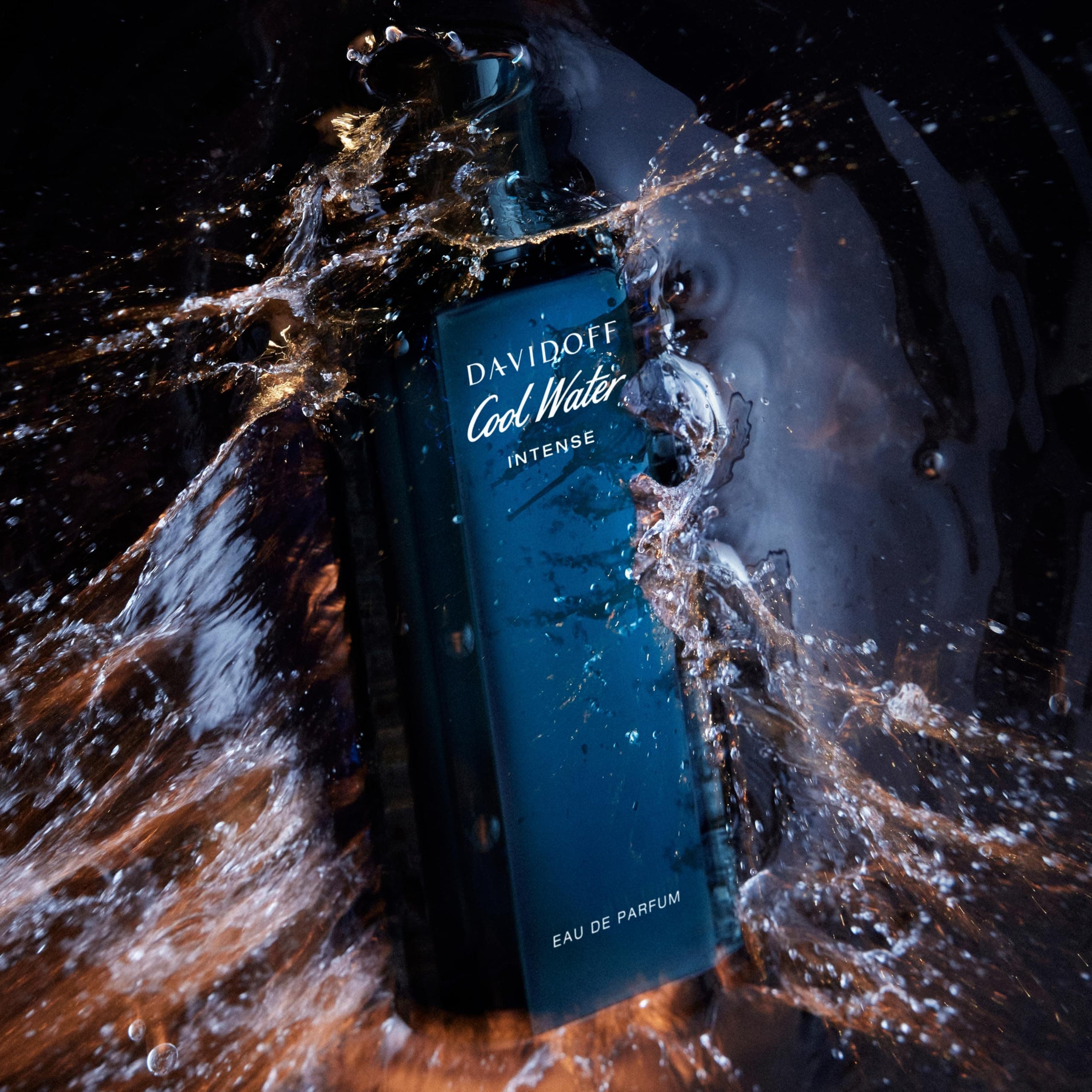 Davidoff Cool Water Eau de Parfum Intense – Ambery Men's Cologne – With Notes of Green Mandarin, Coconut Water & Amber – Long Lasting Fragrance, view 3